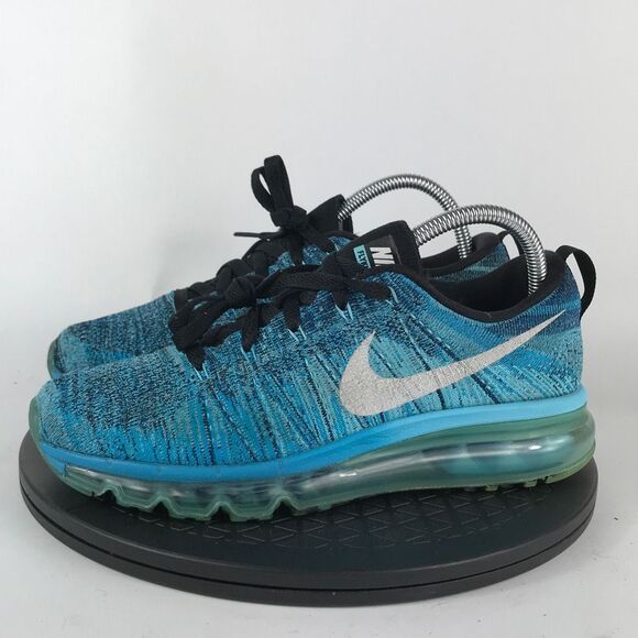 Nike Air Max 2015 FlyKnit Tide Pool Blue Running Shoes 620659-003 Women Size 8.5 - Picture 8 of 12